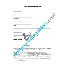 Promissory Installment Note - Illinois